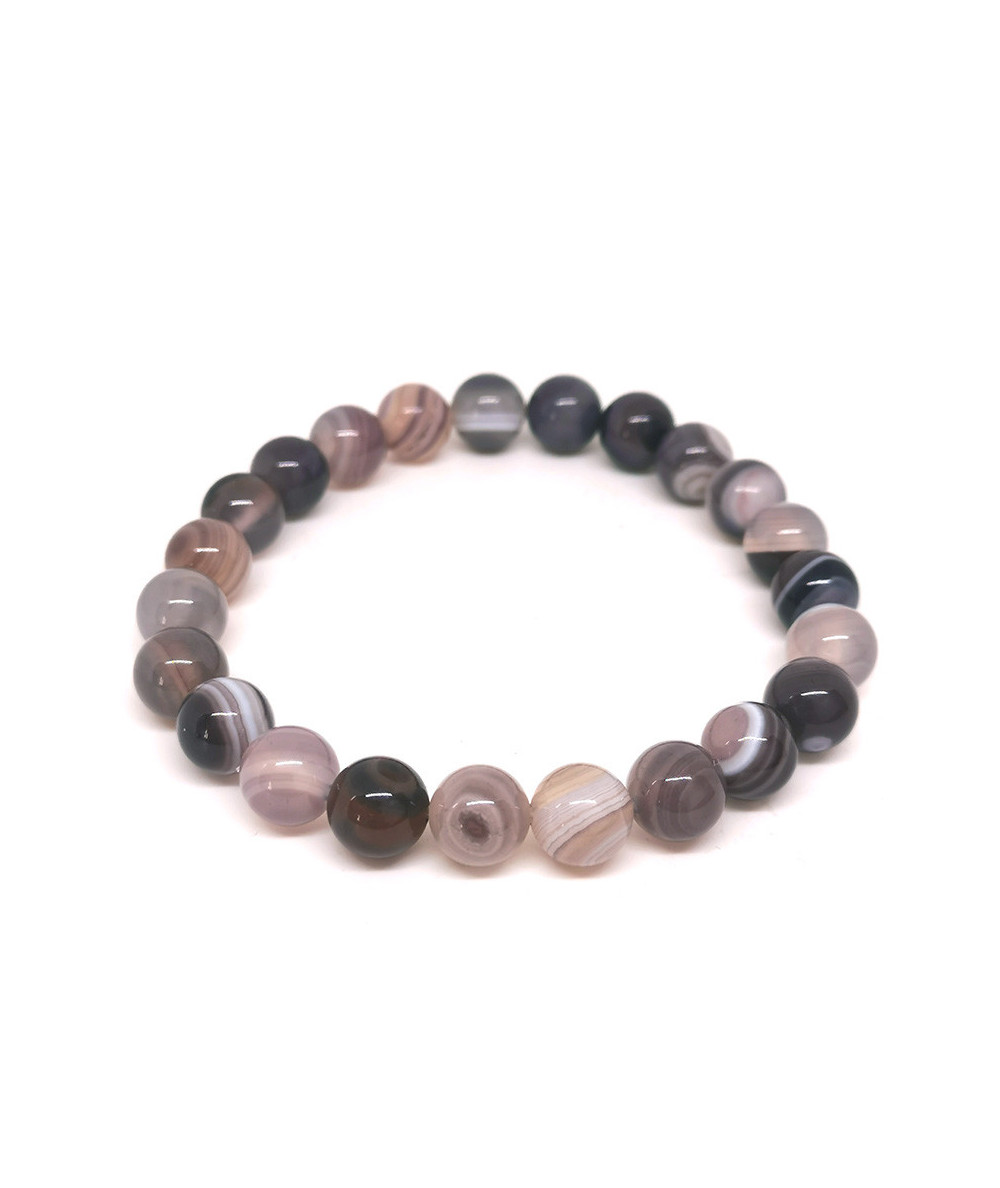 Agate Botswana - Bracelet Boules