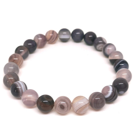 Agate Botswana - Bracelet Boules