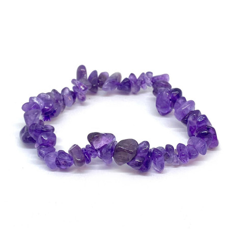 Améthyste - Bracelet Baroque (Chips)