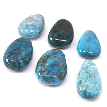 Apatite Bleue - Pendentif Pierre Percée