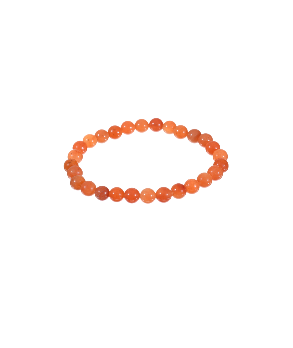 Aventurine Orange - Bracelet Boules 6 Mm