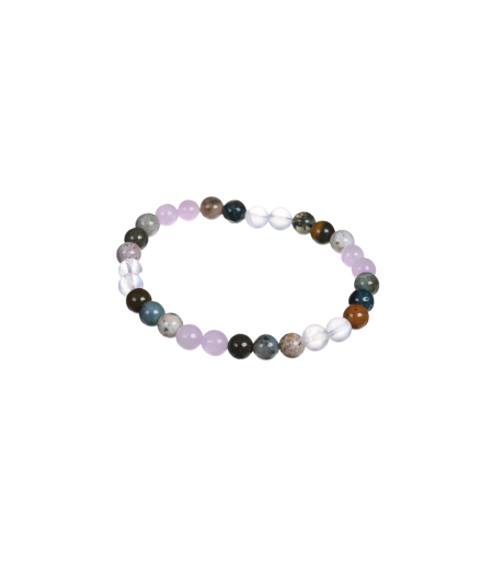 Bracelet Astro Poissons – Jaspe océan Kunzite & Pierre de lune