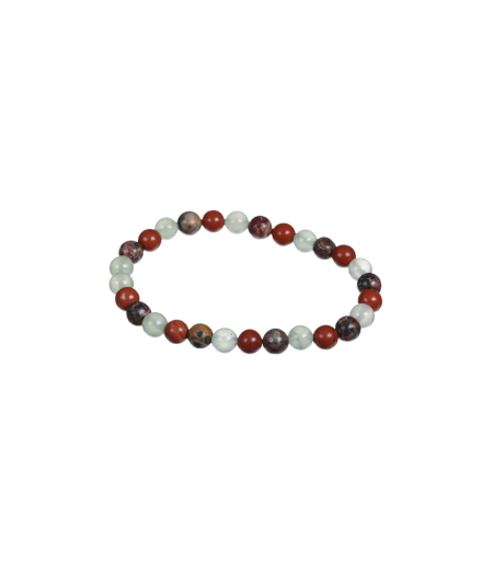 Bracelet Astro Sagittaire – Jaspe rouge Aventurine verte & Jaspe léopard
