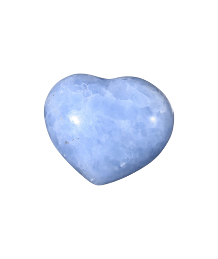 Calcite Bleue - Coeur à Poser