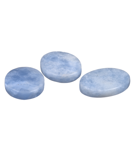Calcite Bleue - Galet Plat