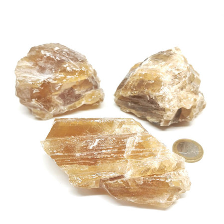 Calcite Miel - Pierre Brute