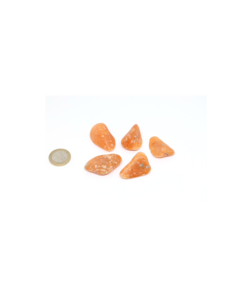 Calcite Orange - Pierre Roulée