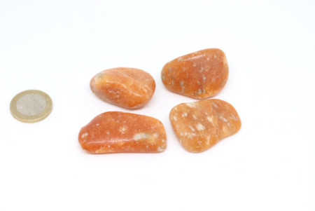 Calcite Orange - Pierre Roulée