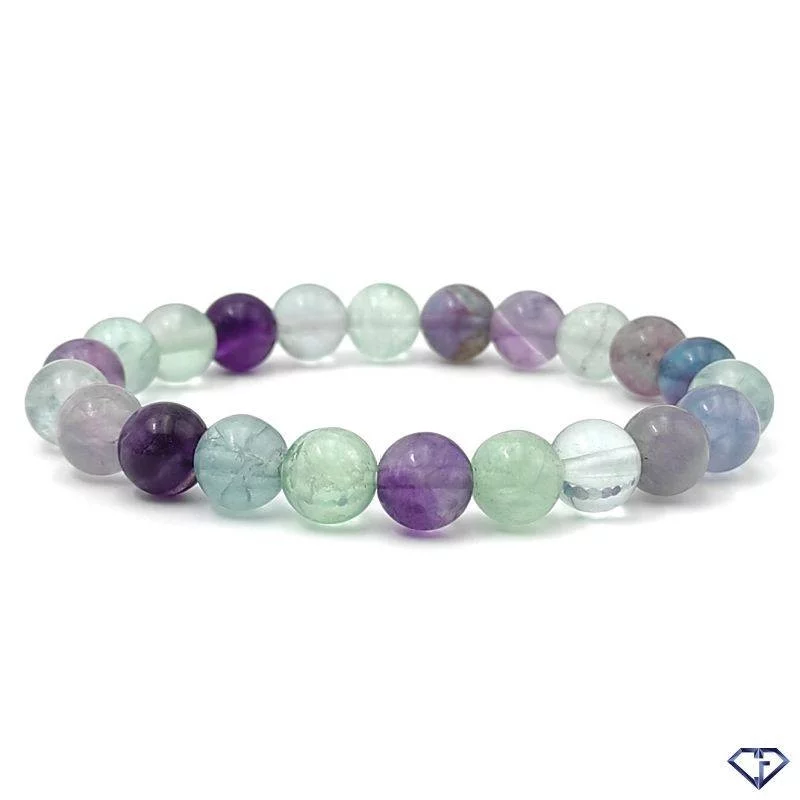 Bracelet en Fluorite tricolore