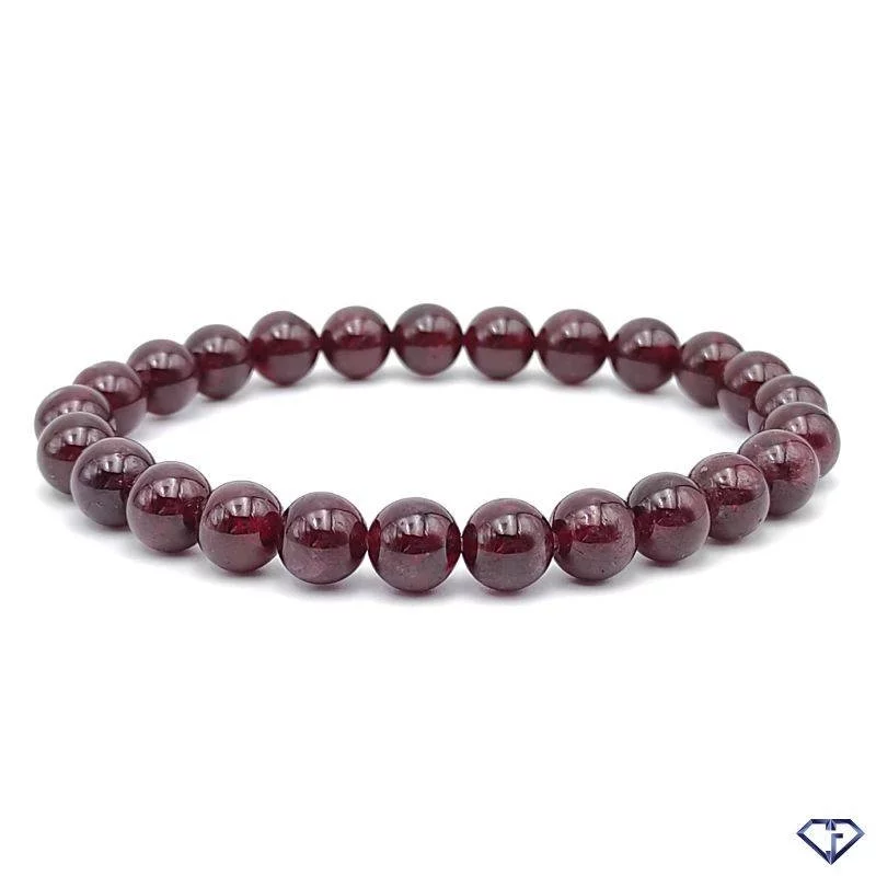 Bracelet en Grenat rouge