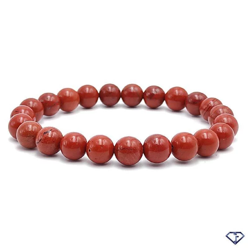 Bracelet en Jaspe rouge