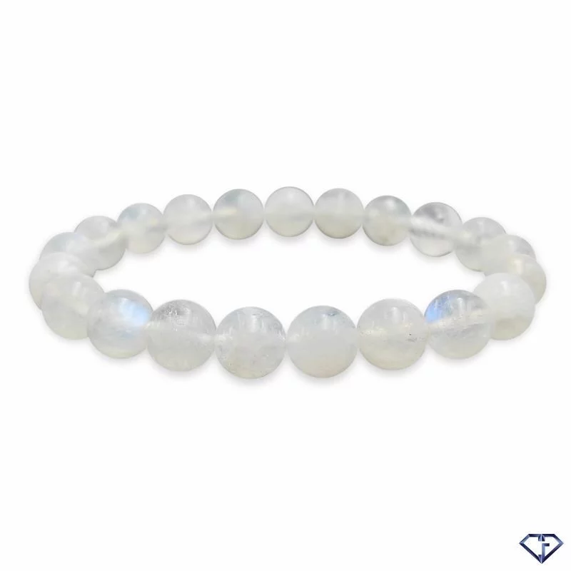 Bracelet en Pierre de Lune blanche