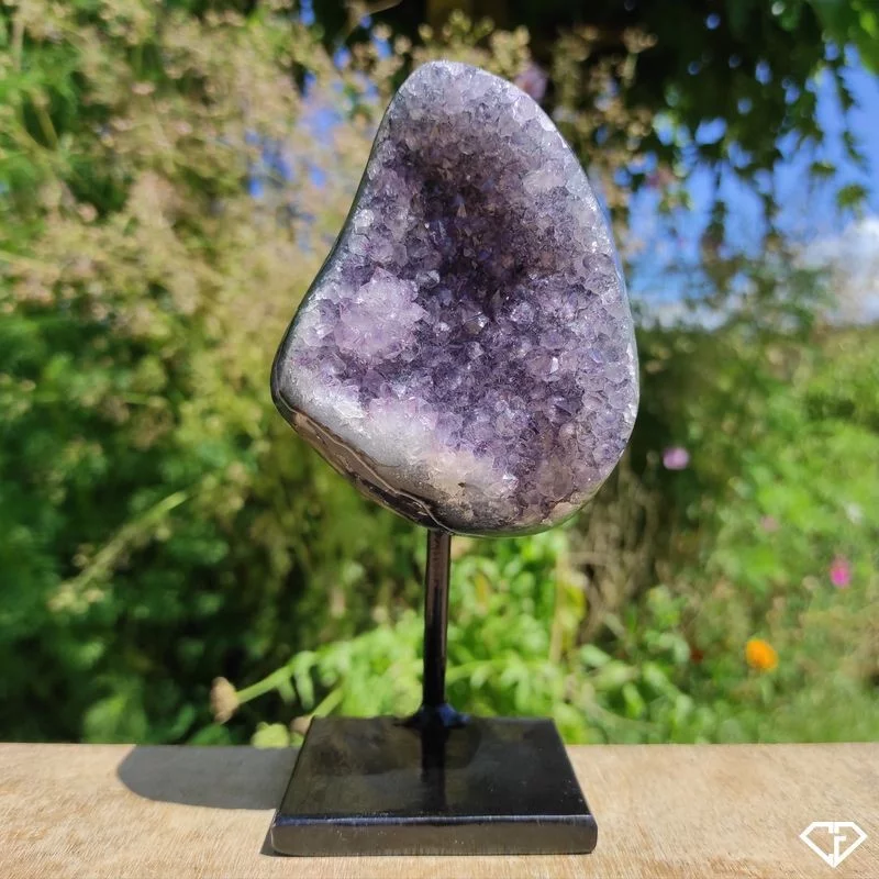 Druse d'Améthyste sur socle