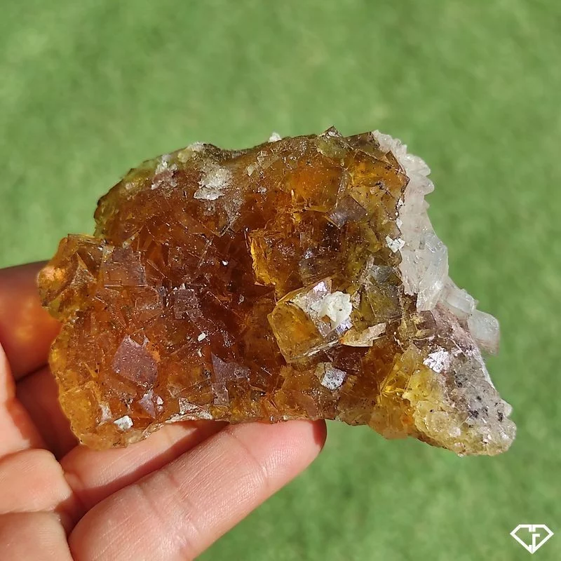 Fluorite et Calcite brute