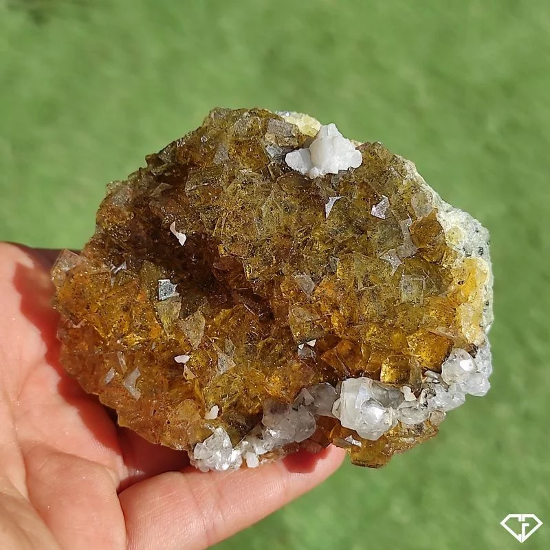 Fluorite et Calcite brute