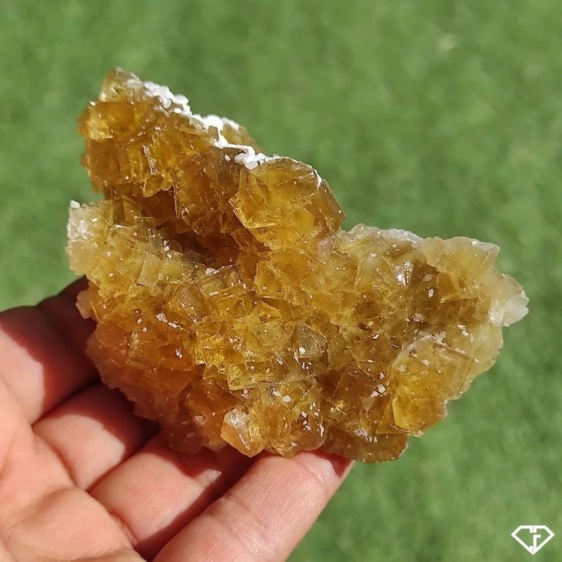 Fluorite et Calcite brute