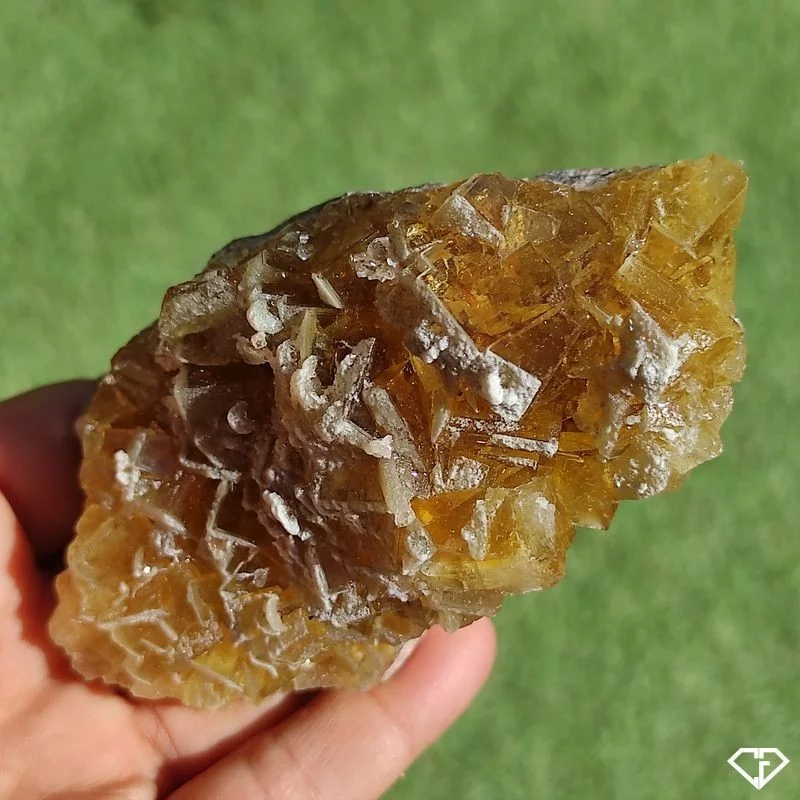 Fluorite et Calcite brute