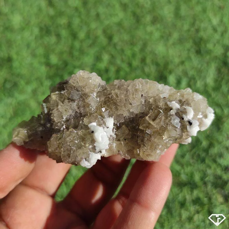 Fluorite et Calcite brute
