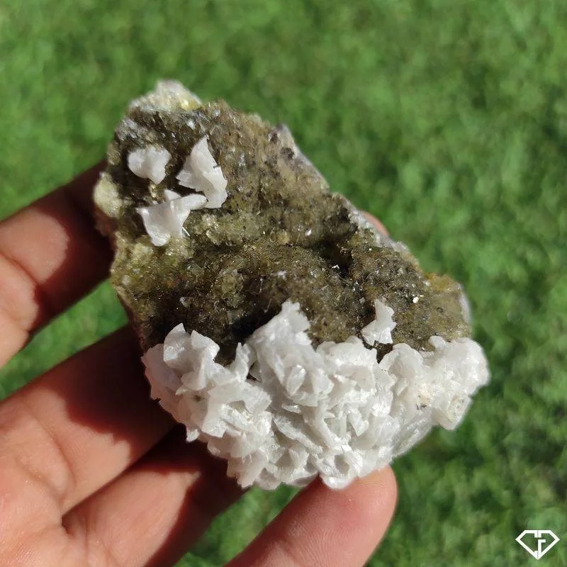 Fluorite et Calcite brute