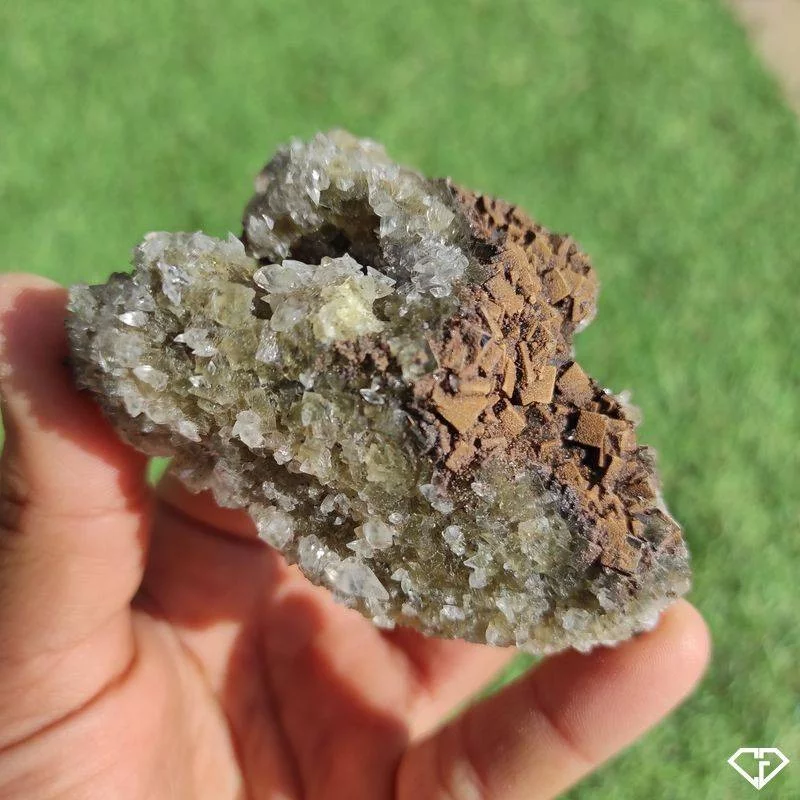Fluorite et Calcite brute