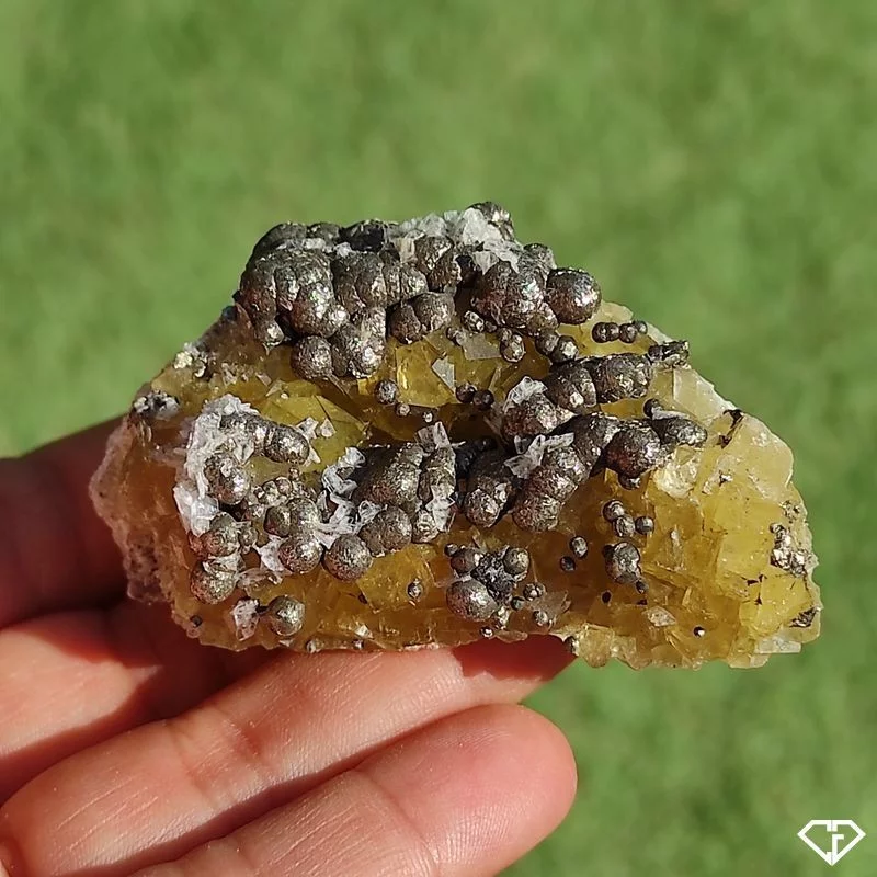 Fluorite et Pyrite brute