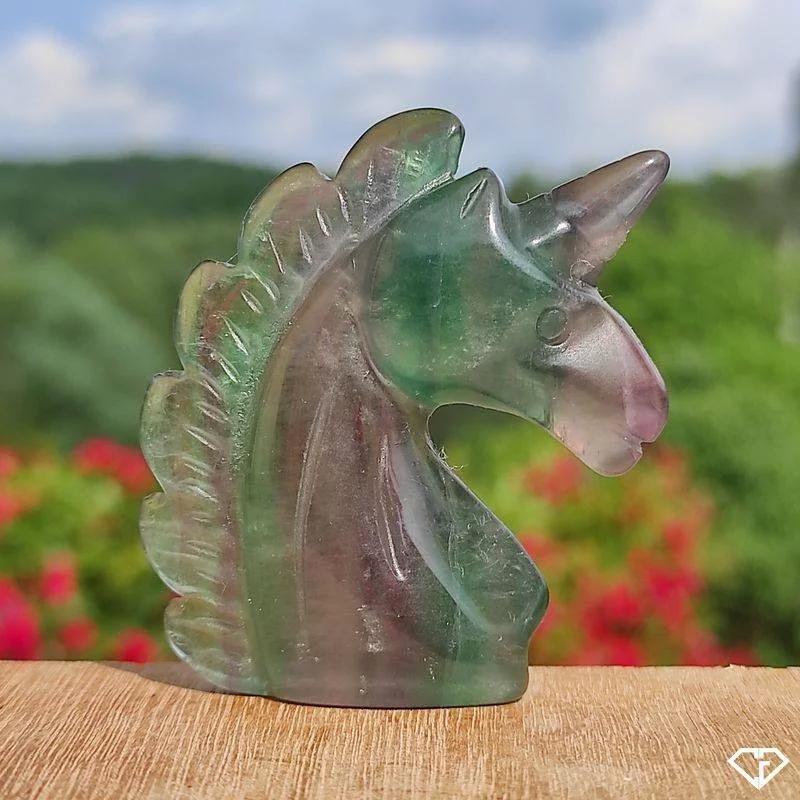 Licorne en Fluorite