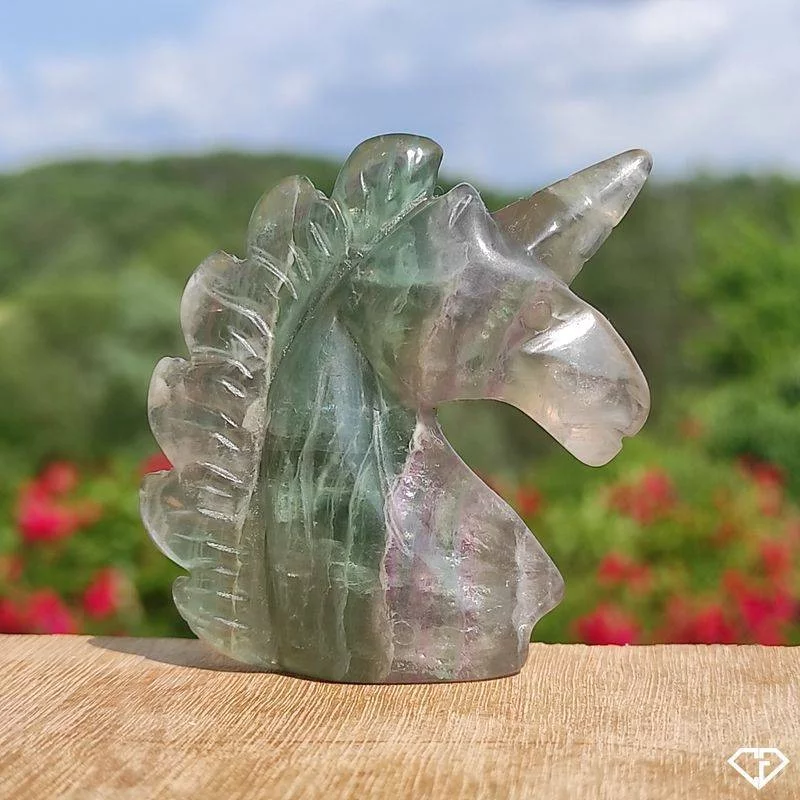 Licorne en Fluorite