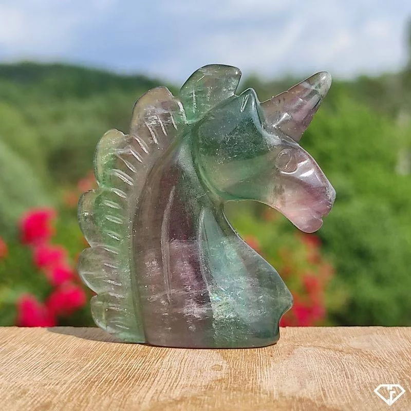 Licorne en Fluorite