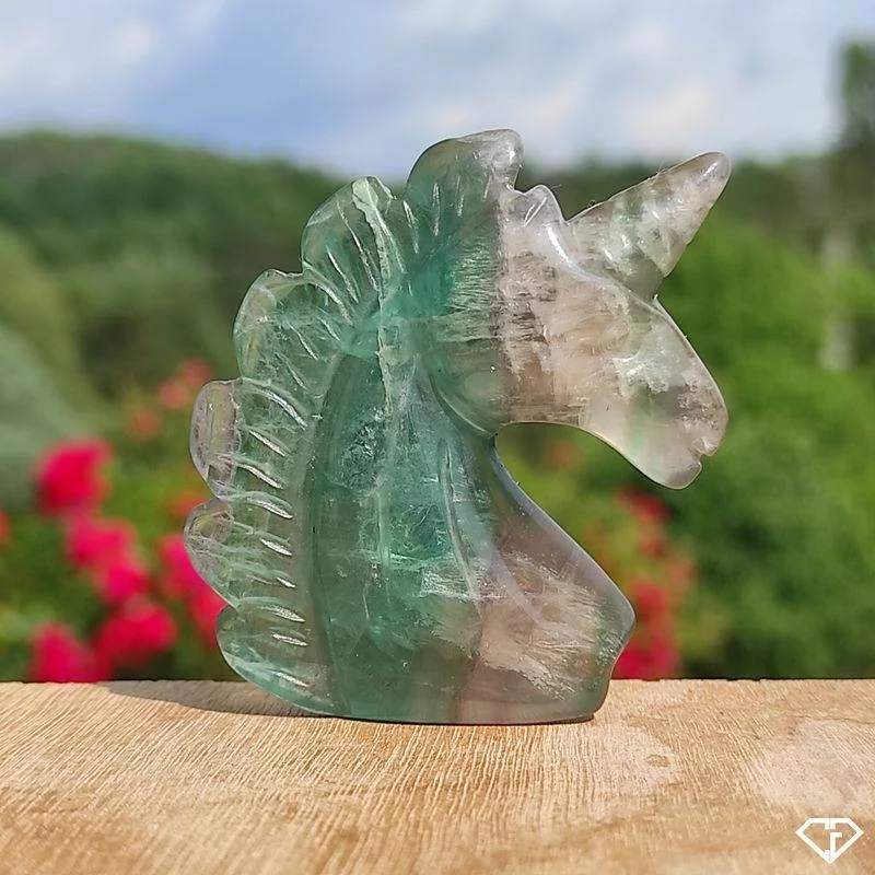 Licorne en Fluorite