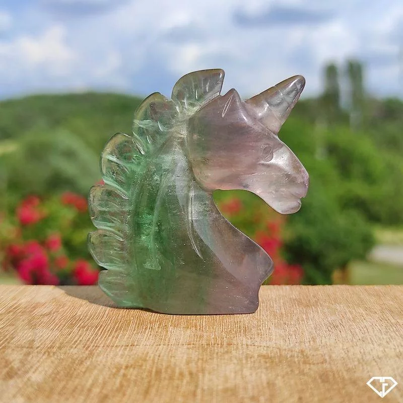Licorne en Fluorite