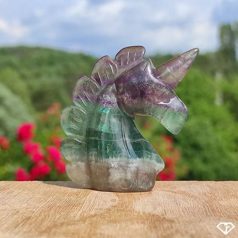 Licorne en Fluorite