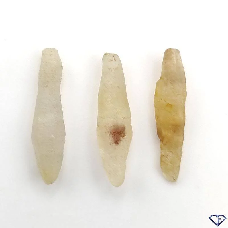 Lot de 3 Saphirs bruts