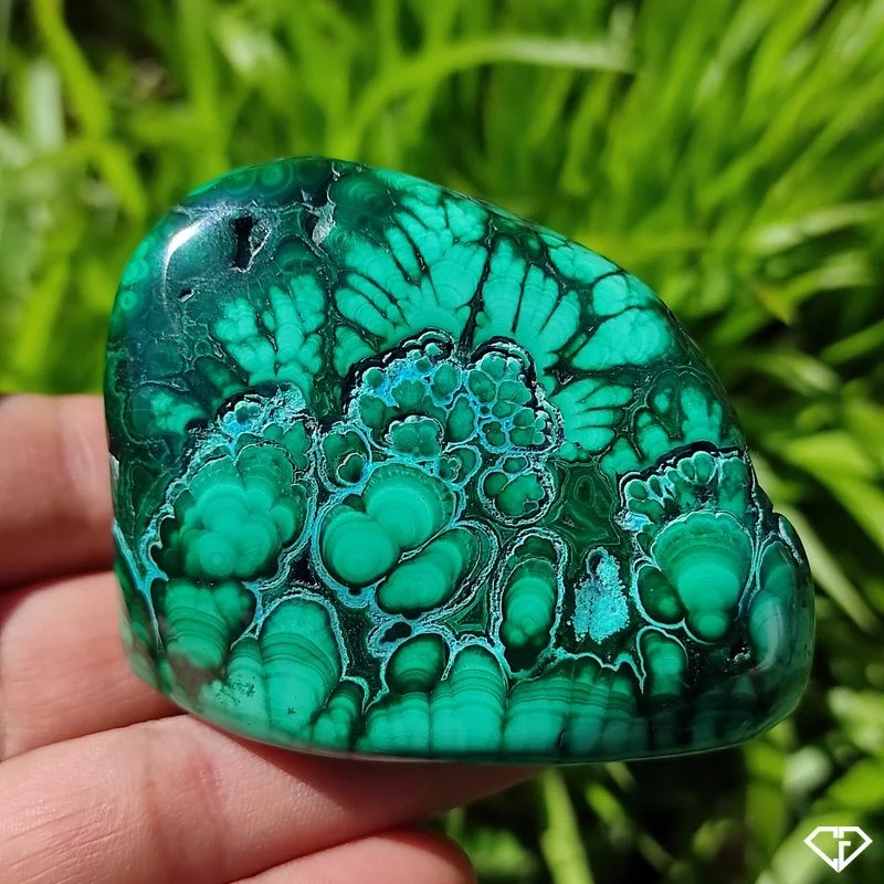 Malachite Chrysocolle naturelle