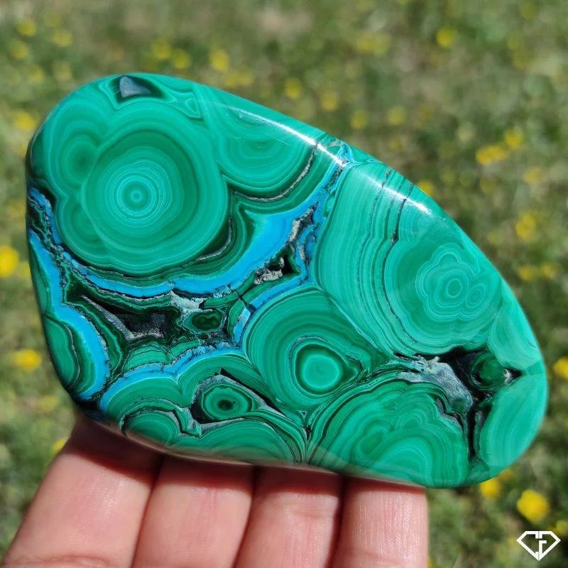 Malachite Chrysocolle naturelle