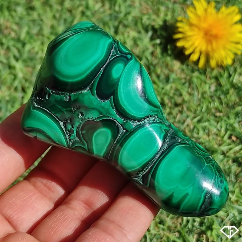 Malachite naturelle