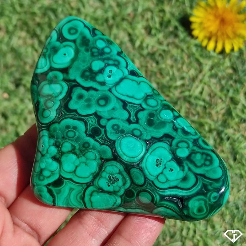 Malachite naturelle