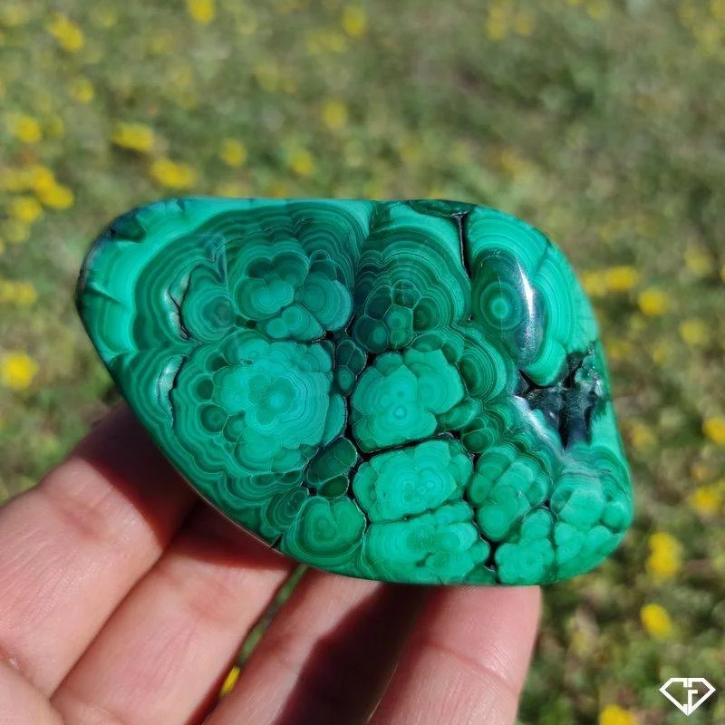 Malachite naturelle