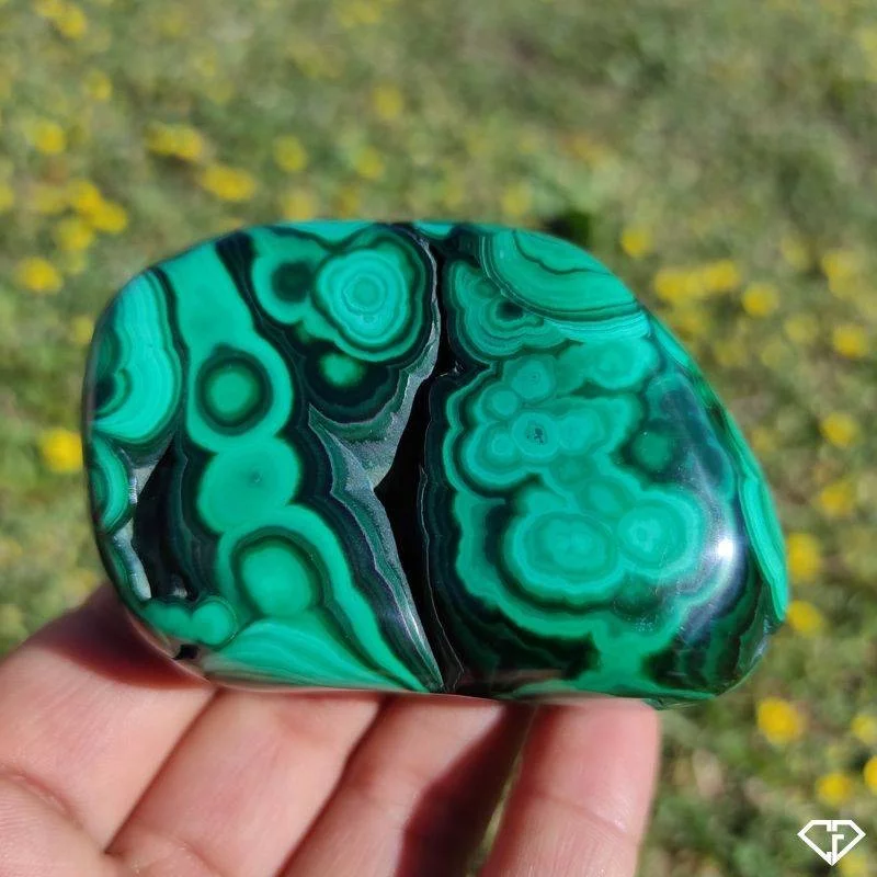 Malachite naturelle