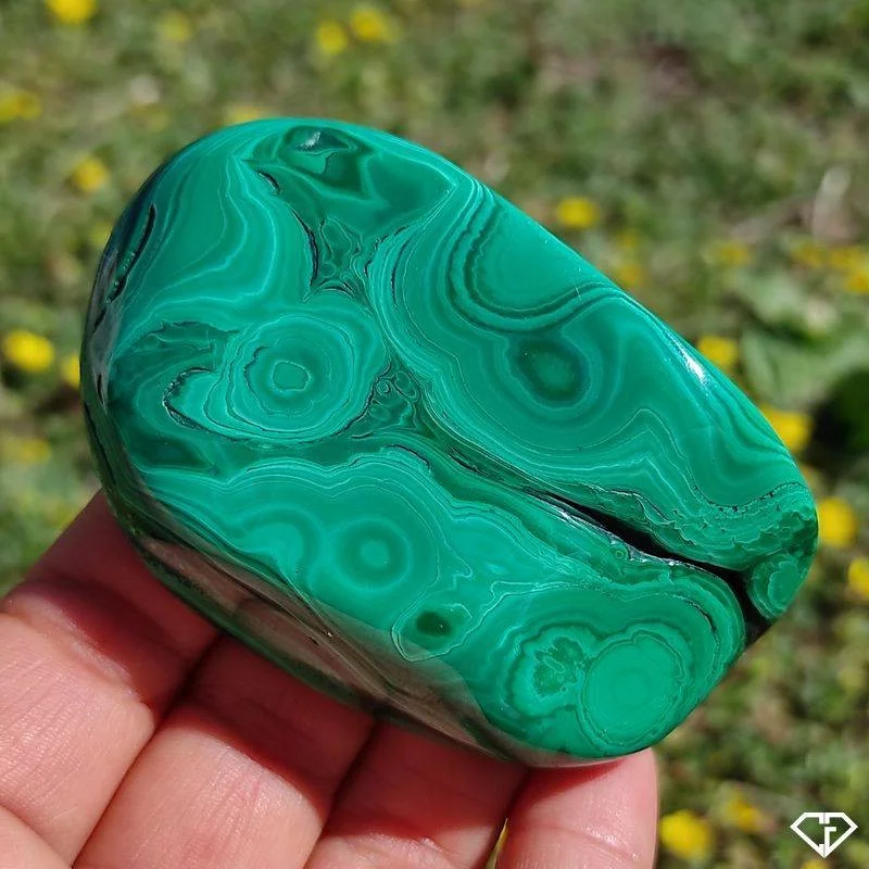 Malachite naturelle
