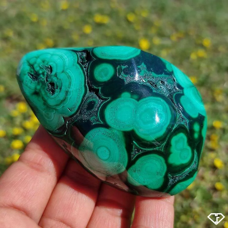 Malachite naturelle
