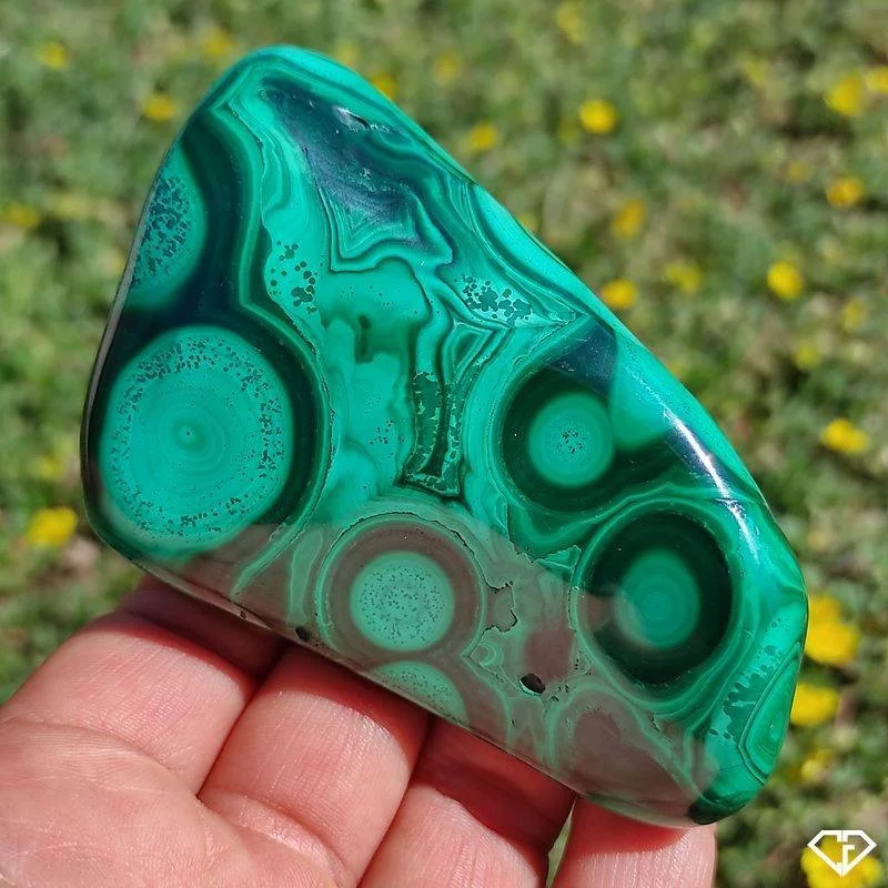 Malachite naturelle