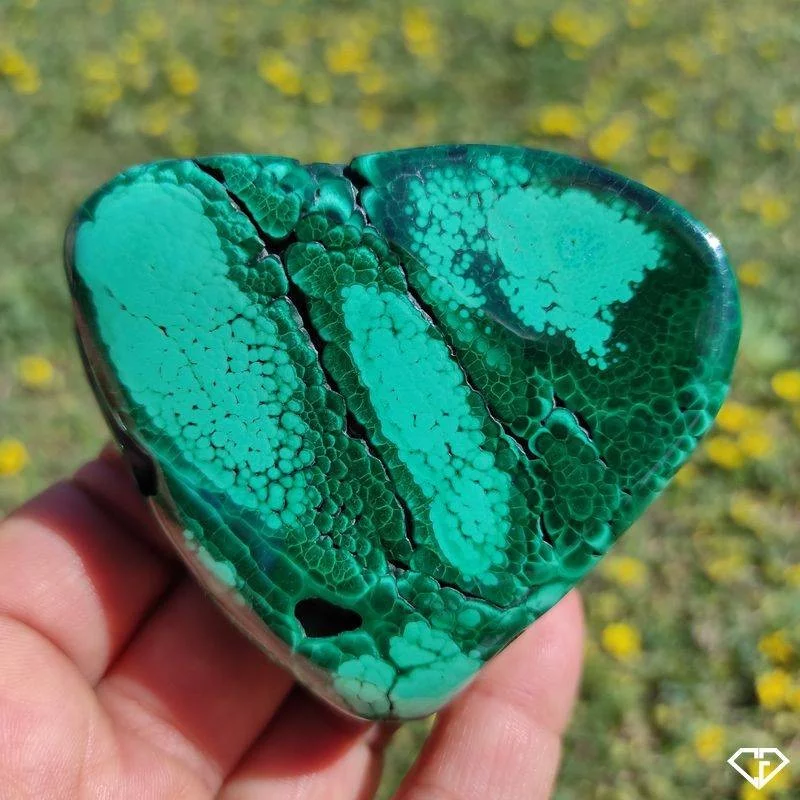 Malachite naturelle