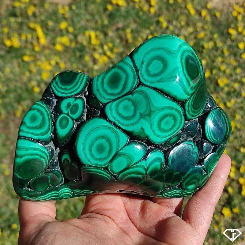 Malachite naturelle