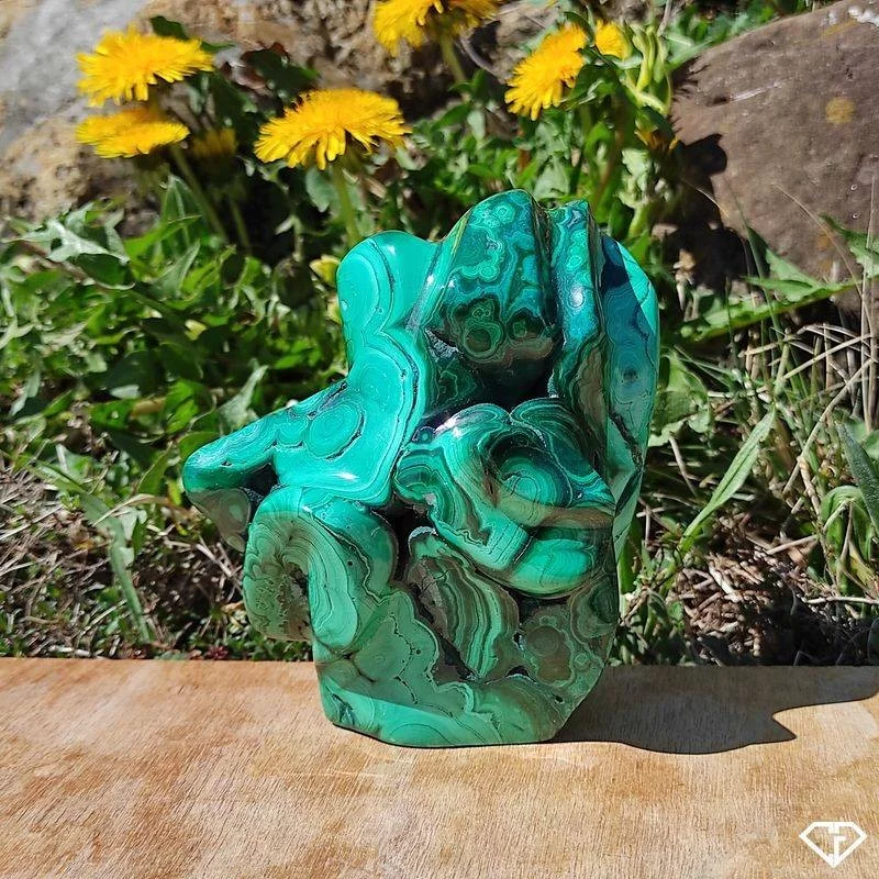 Malachite naturelle