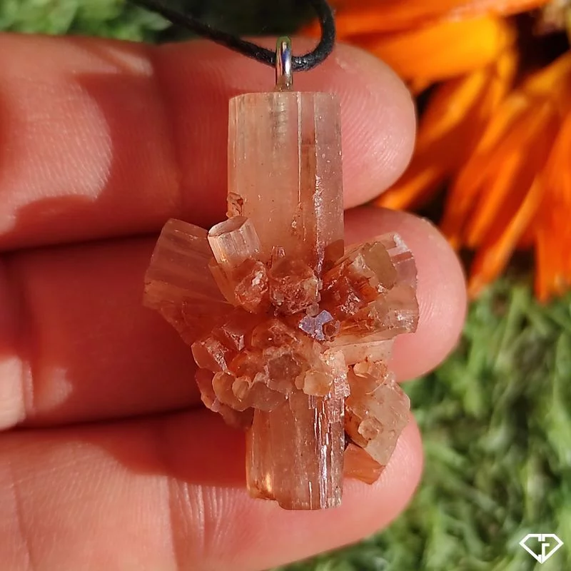 Pendentif en Aragonite