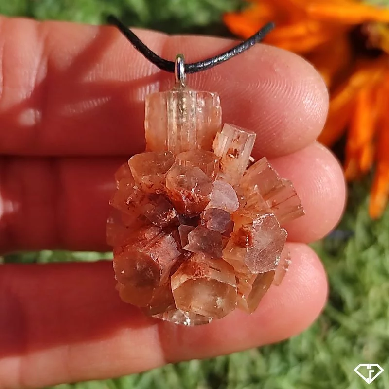 Pendentif en Aragonite