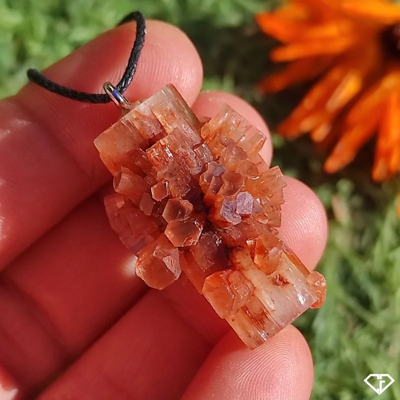 Pendentif en Aragonite