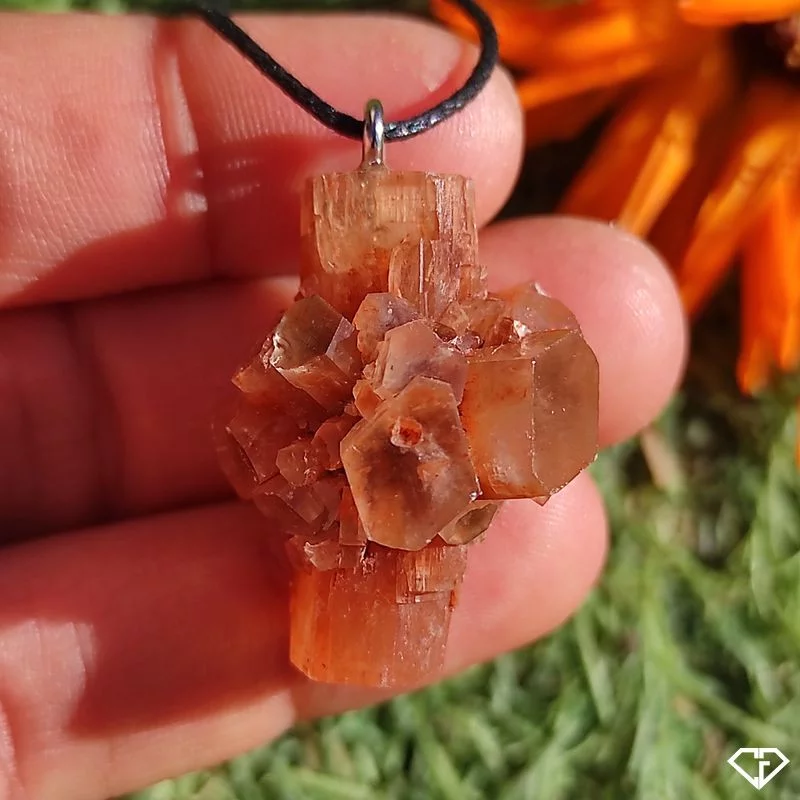 Pendentif en Aragonite
