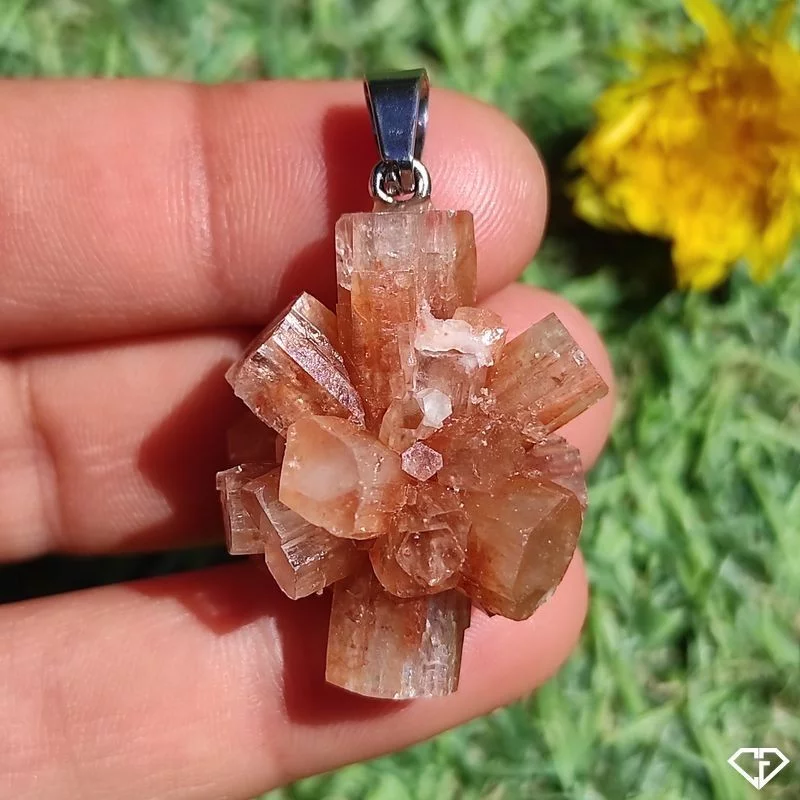 Pendentif en Aragonite