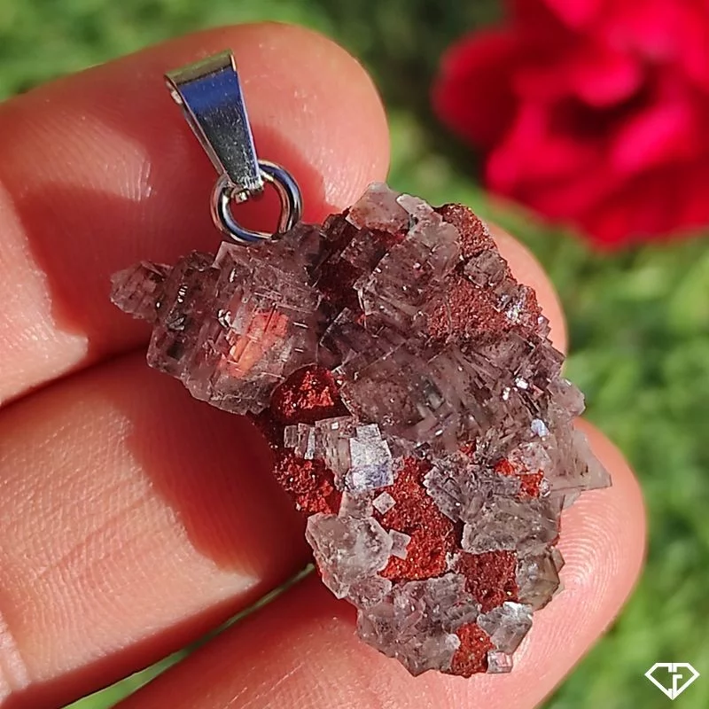 Pendentif en Fluorite brute